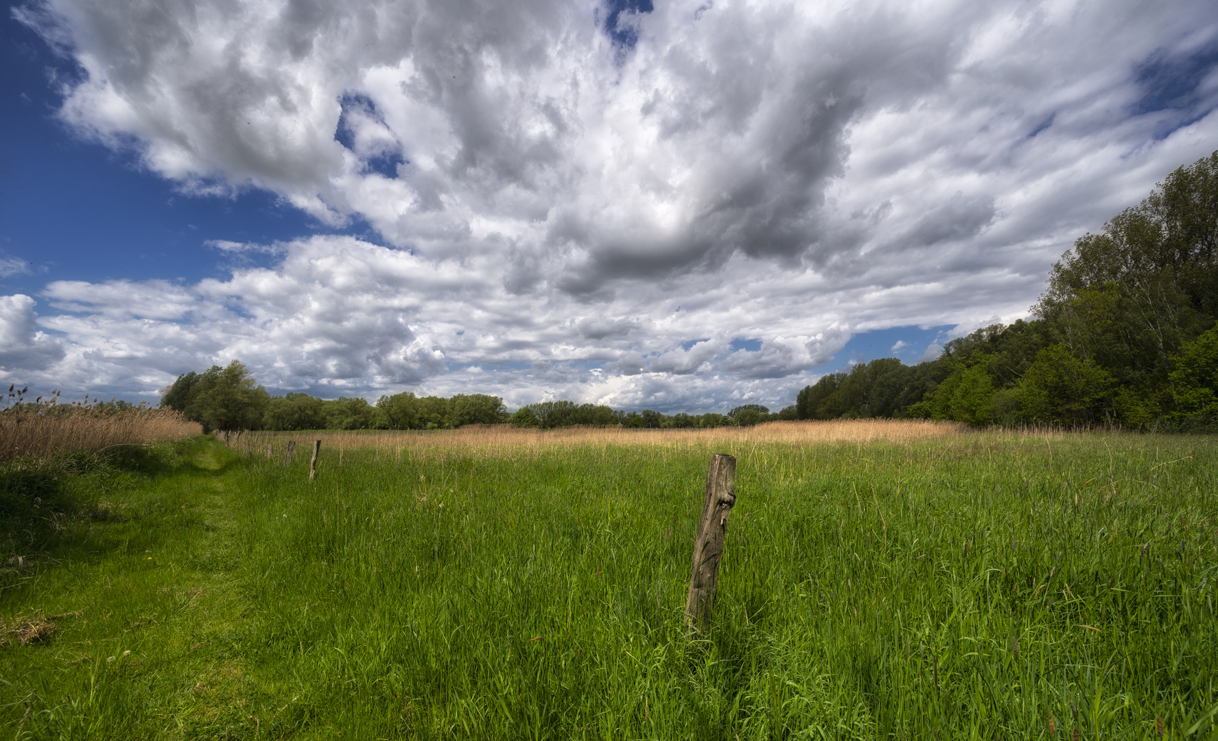 Wolken über der Kirchenwiese