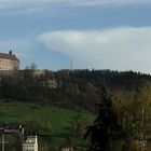 Wolken über der Kulmbacher Plassenburg