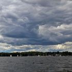 Wolken über der Marina Lanke