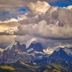 Wolken über der Marmolada