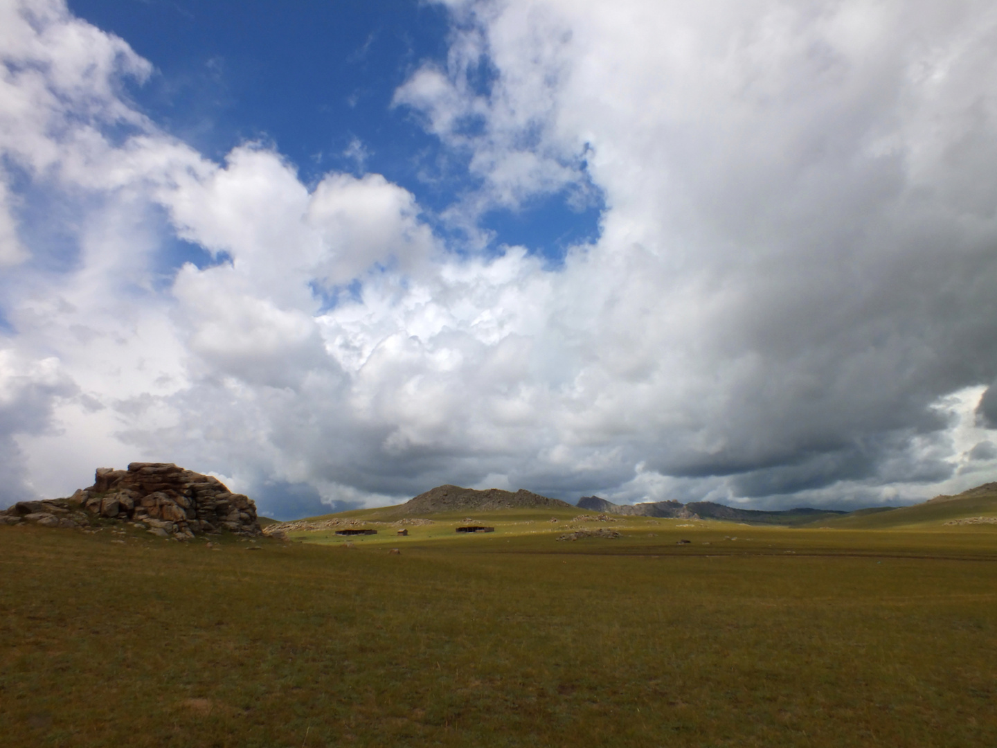 Wolken über der Mongolei