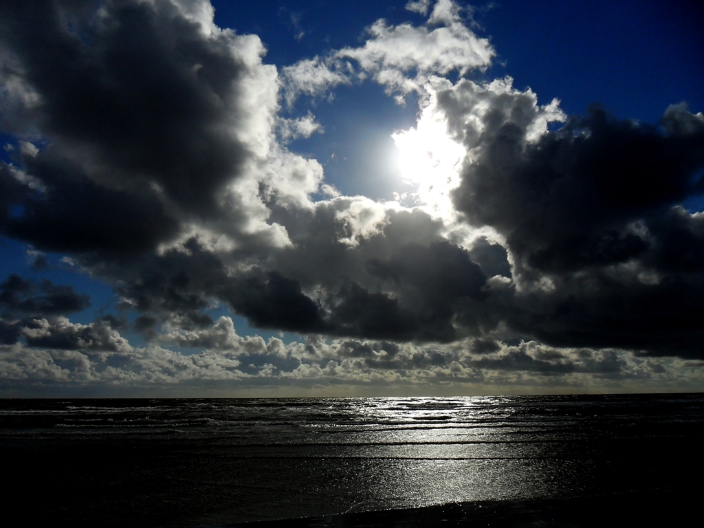 Wolken über der Nordsee