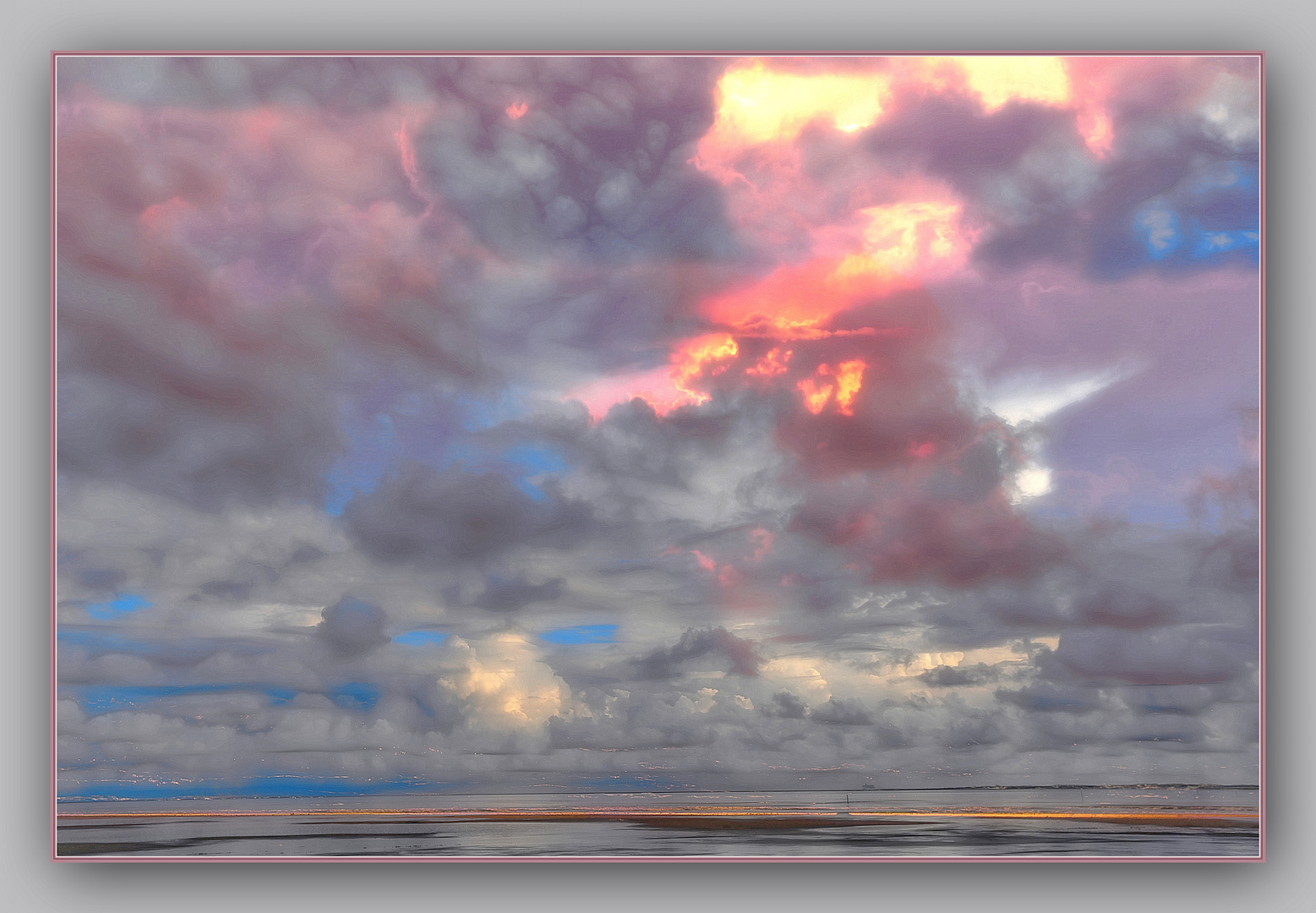 Wolken über der Nordsee