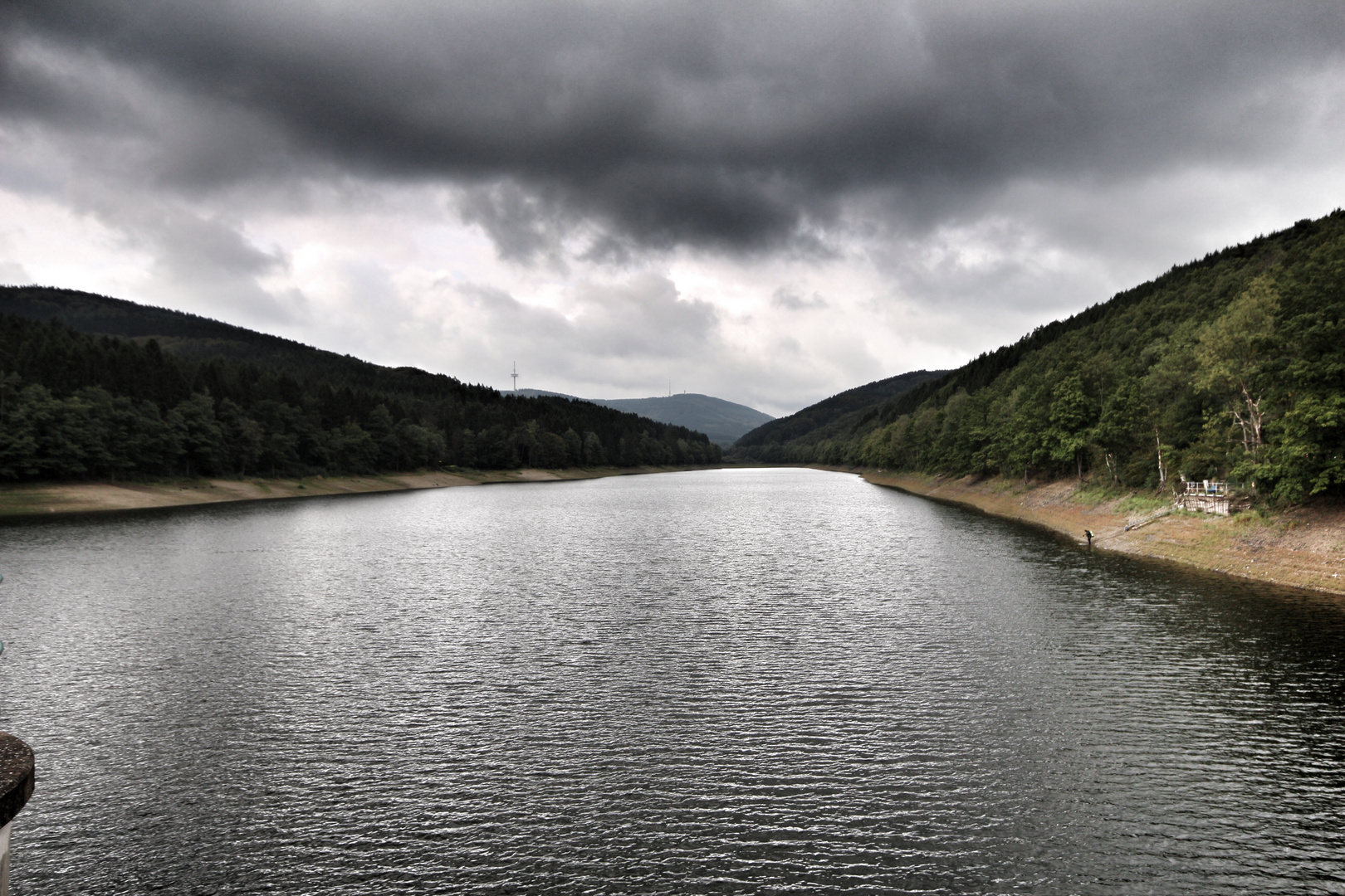 Wolken über der oestertalsperre..