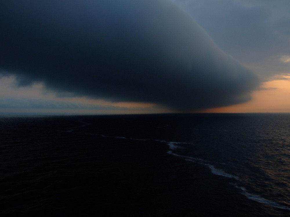 Wolken über der Ostsee 2. Versuch