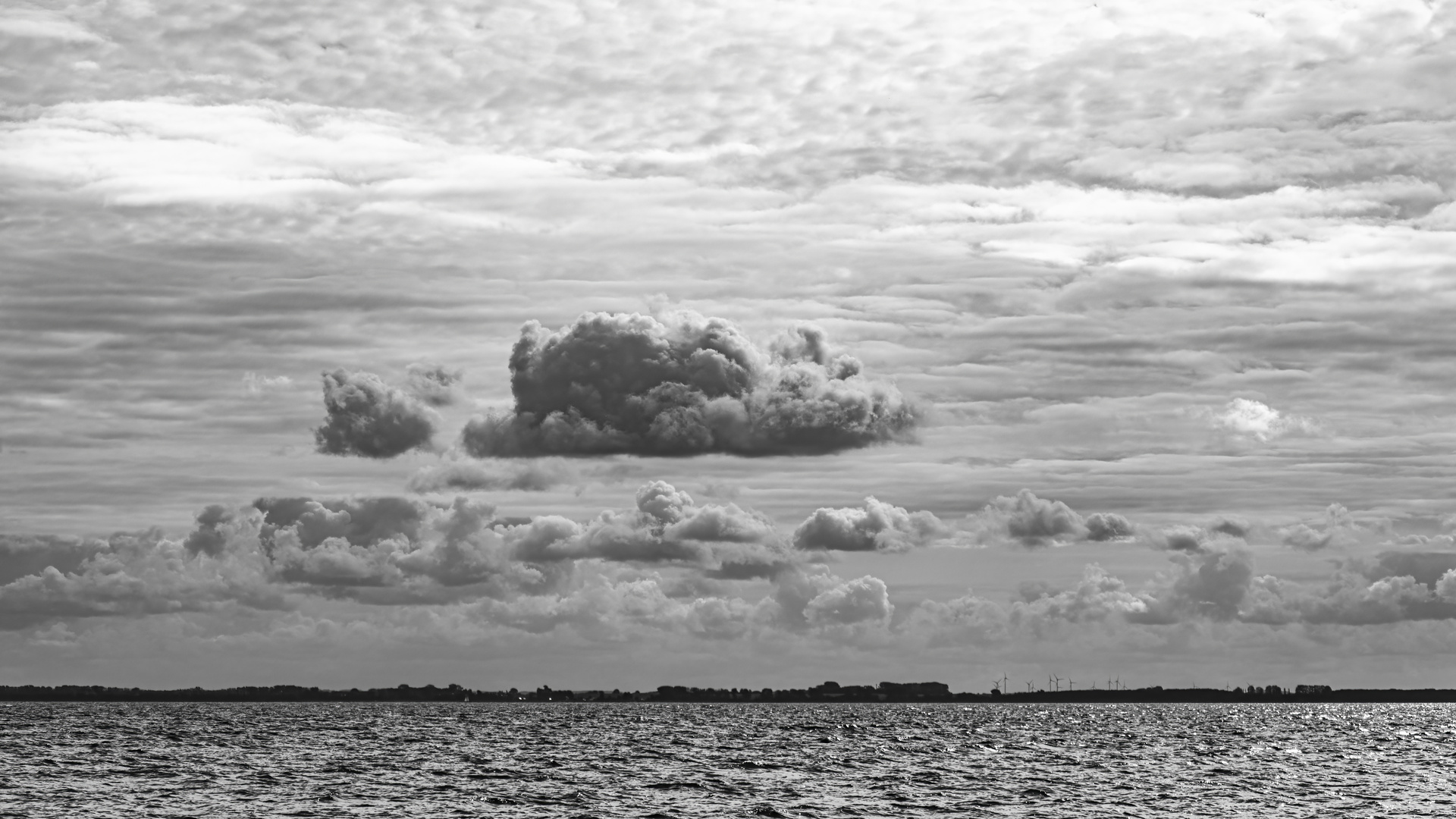 Wolken über der Ostsee