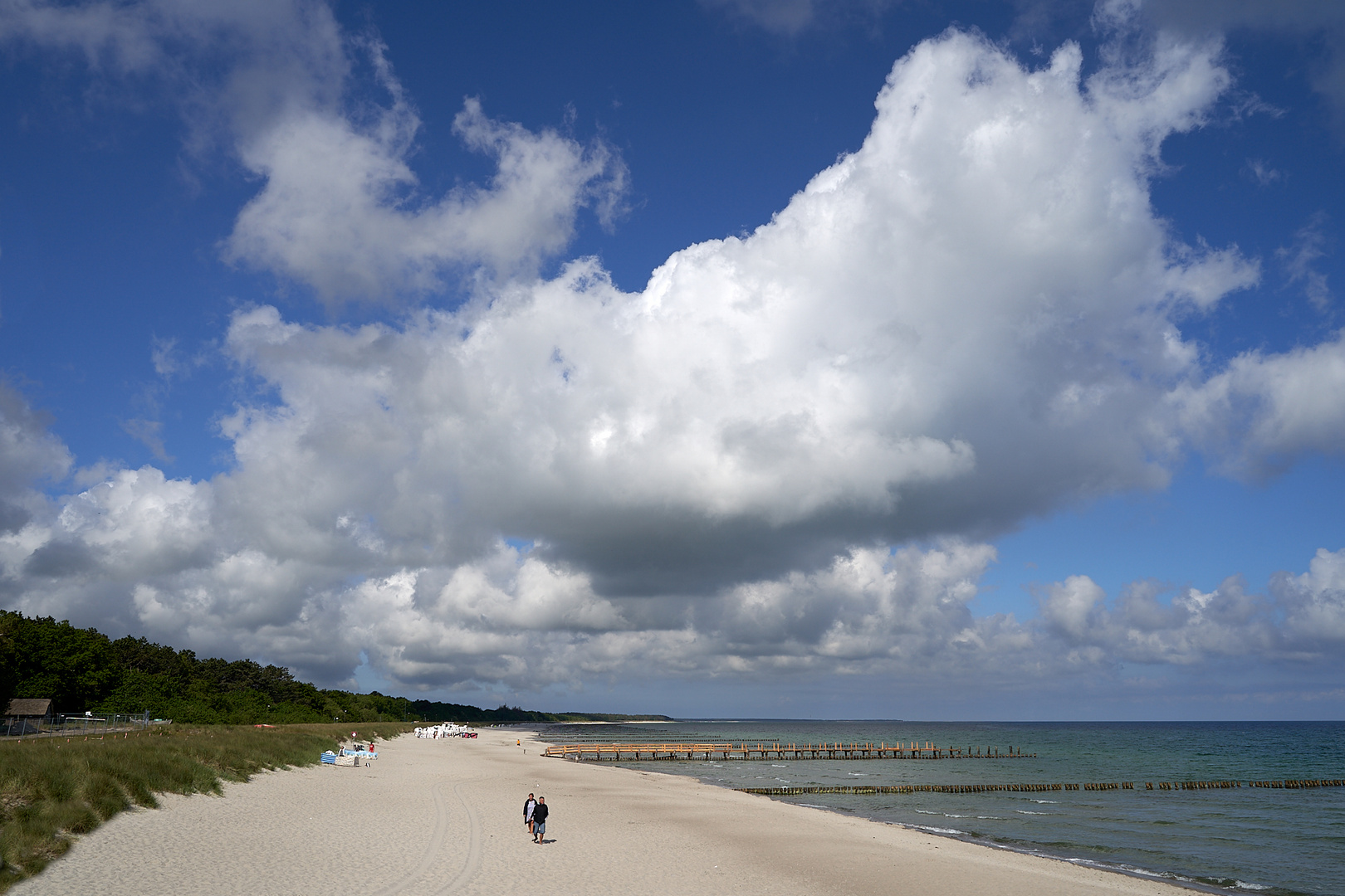 Wolken über der Ostsee