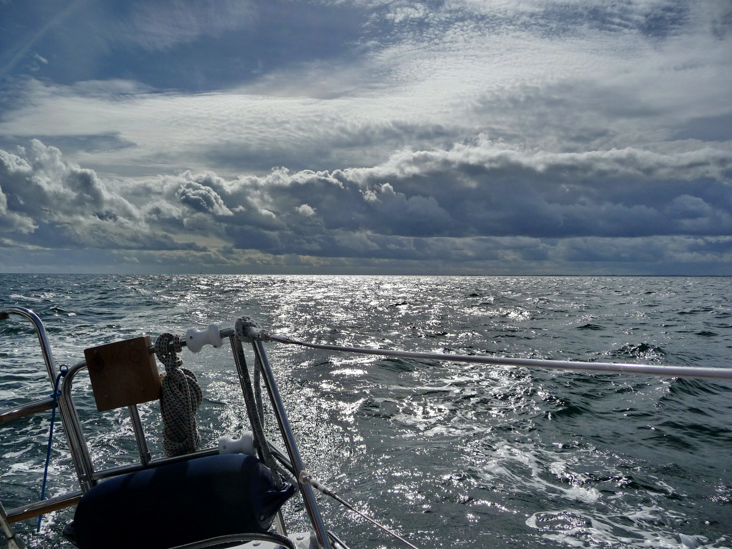 Wolken über der Ostsee