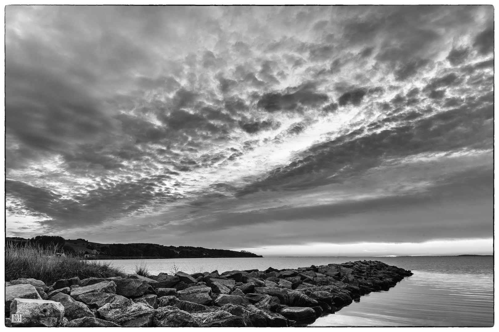 Wolken über der Ostsee