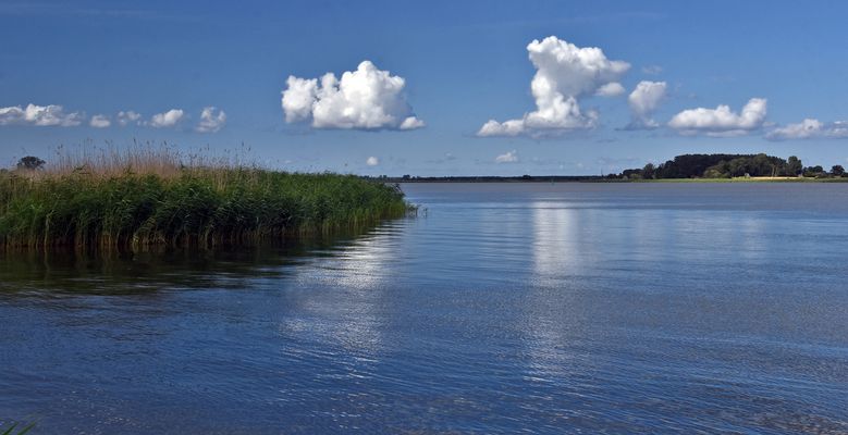 Wolken über der Peene....