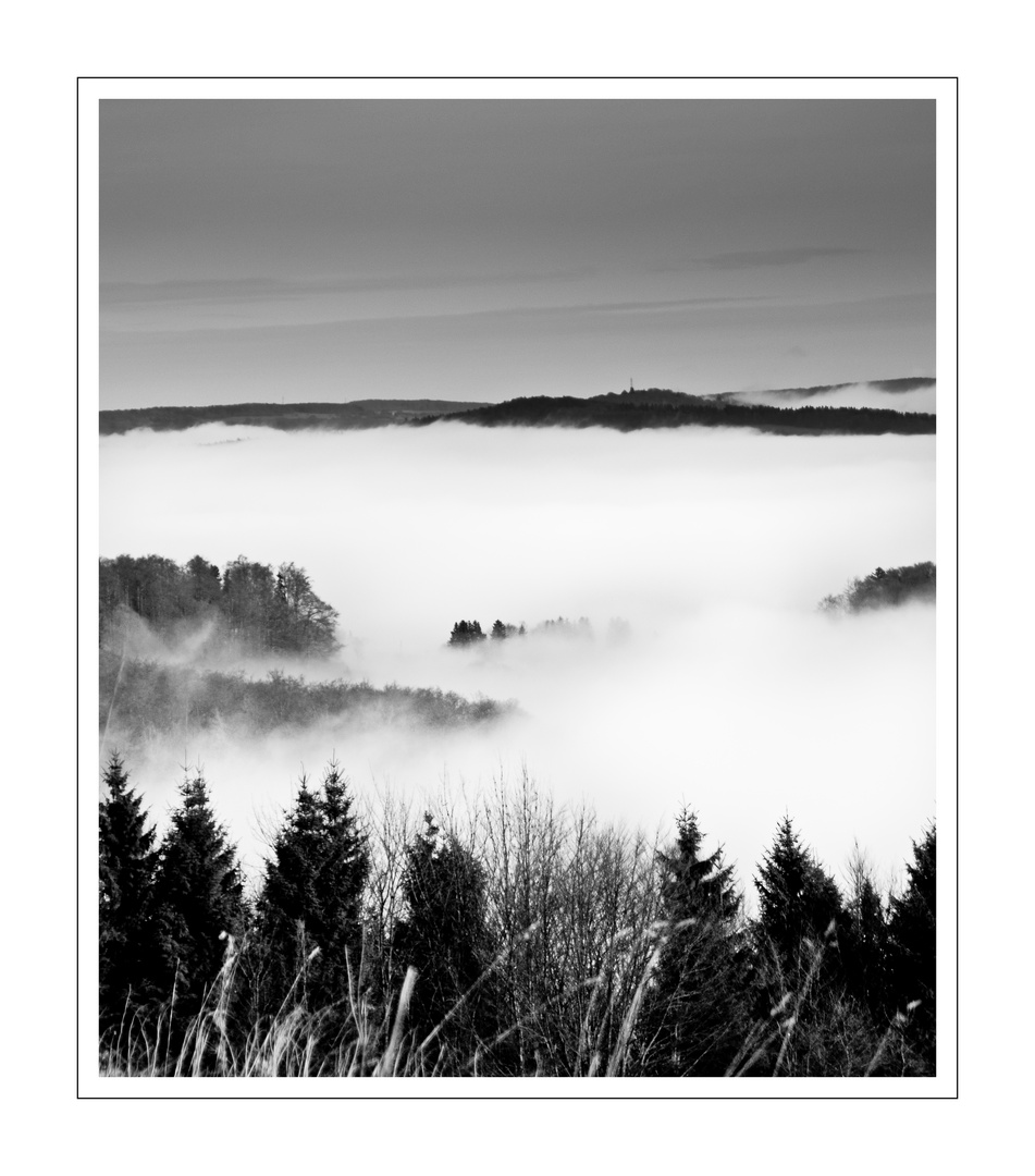 Wolken über der Rhön