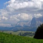 Wolken über der Seiser Alm