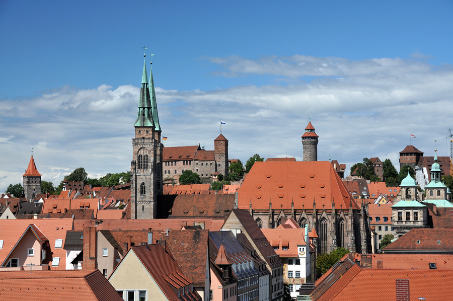 Wolken über der Stadt