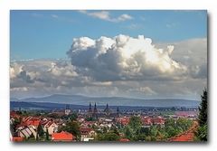 Wolken über der Stadt