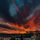 Wolken über der Stadt