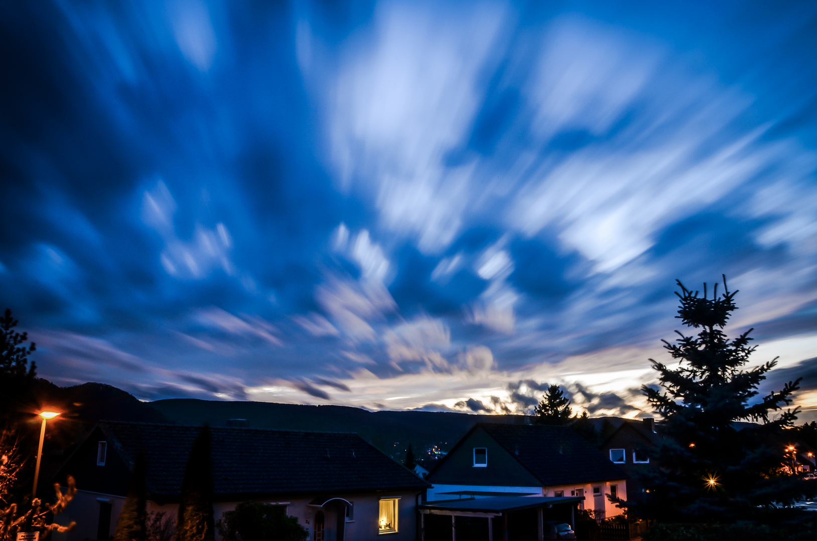 Wolken über der Stadt