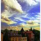 Wolken ber der Stadt