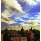 Wolken über der Stadt