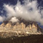 Wolken über der Tofana ( bei Cortina d`Ampezzo )