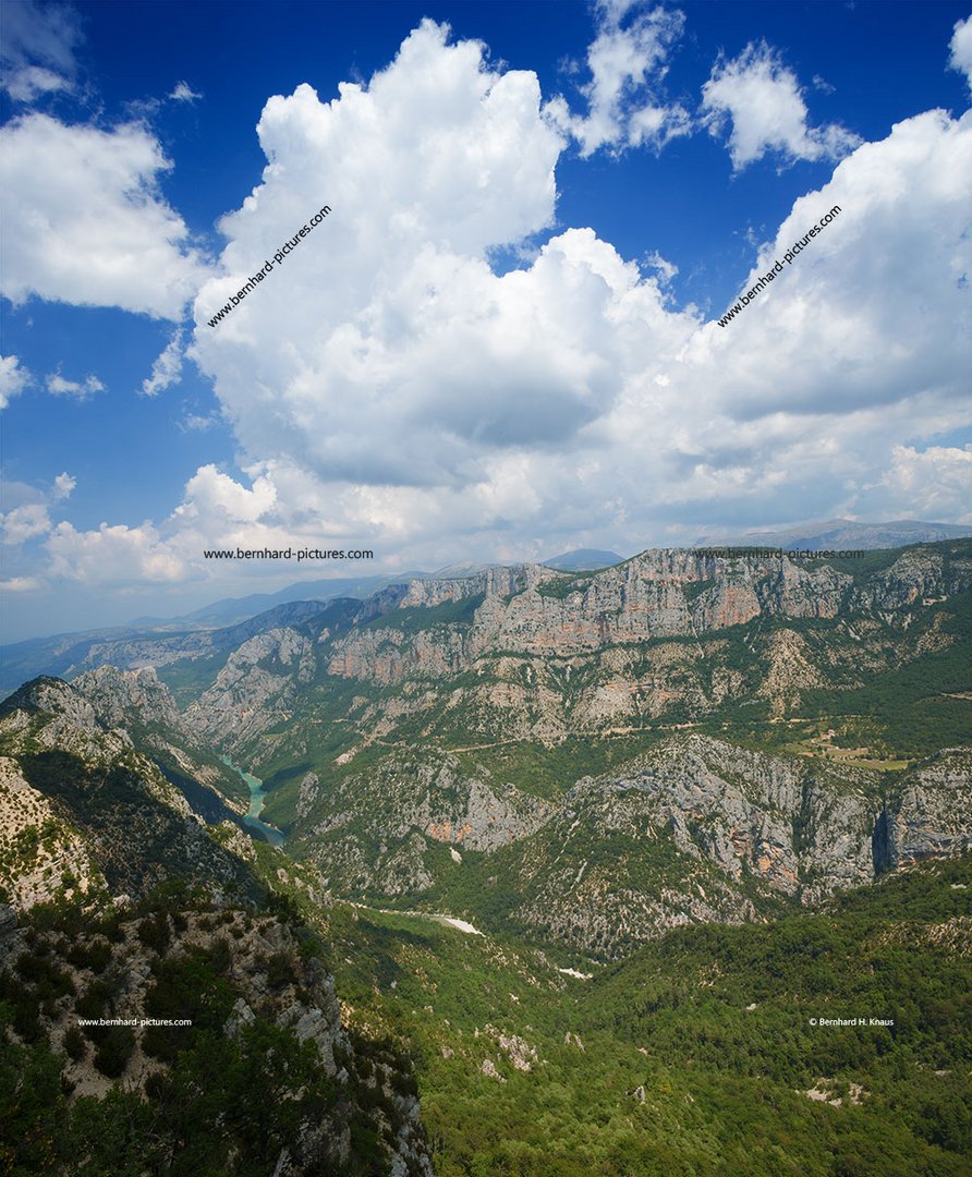 Wolken über der Verdon