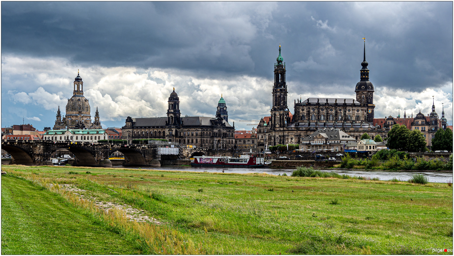 Wolken über Dresden