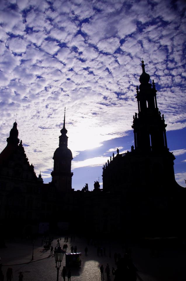 wolken über dresden