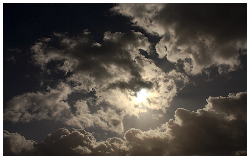 Wolken über Dublin