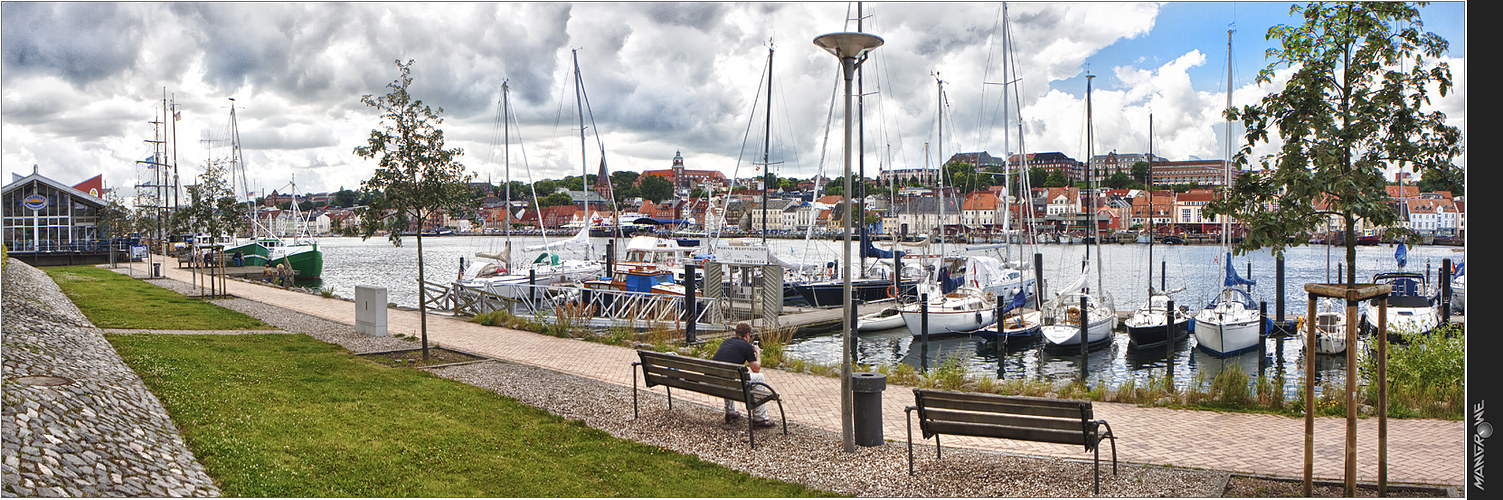 Wolken über Flensburg