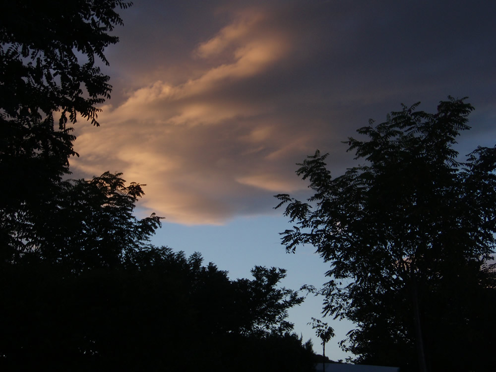 Wolken über Frankreich