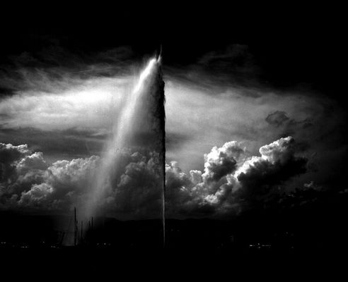 Wolken über Genf