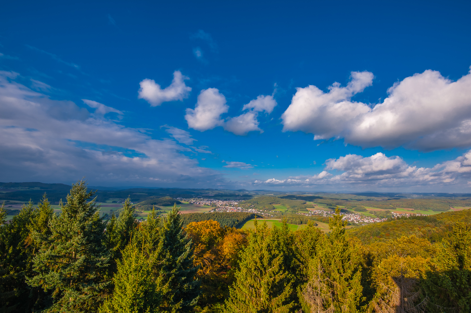 Wolken über Gladenbach