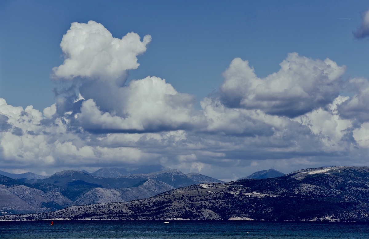 Wolken über Griechenland