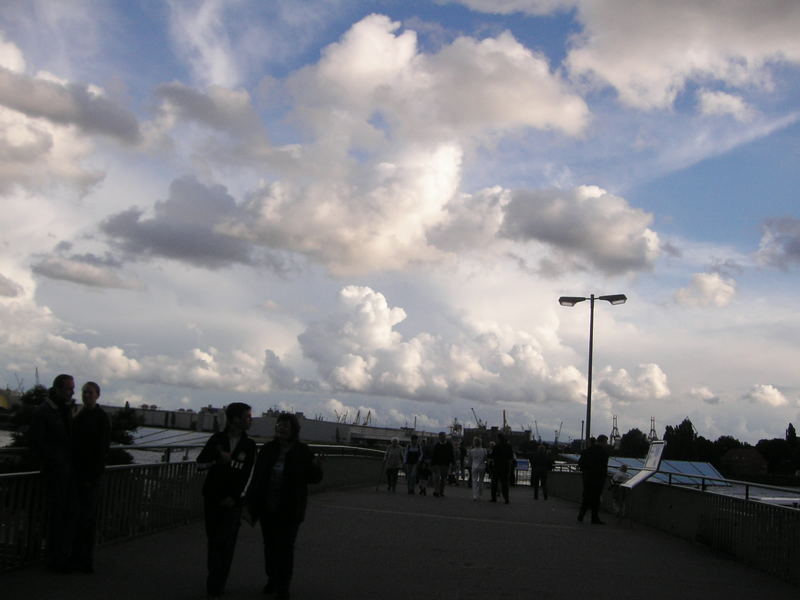 Wolken über Hamburg