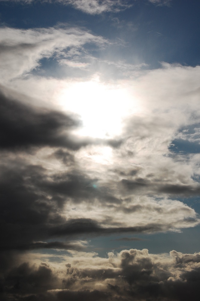 Wolken über Hamburg