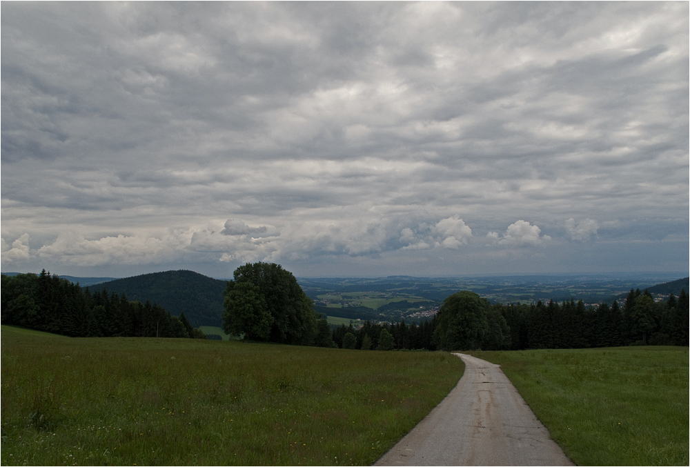 Wolken über Hauzenberg