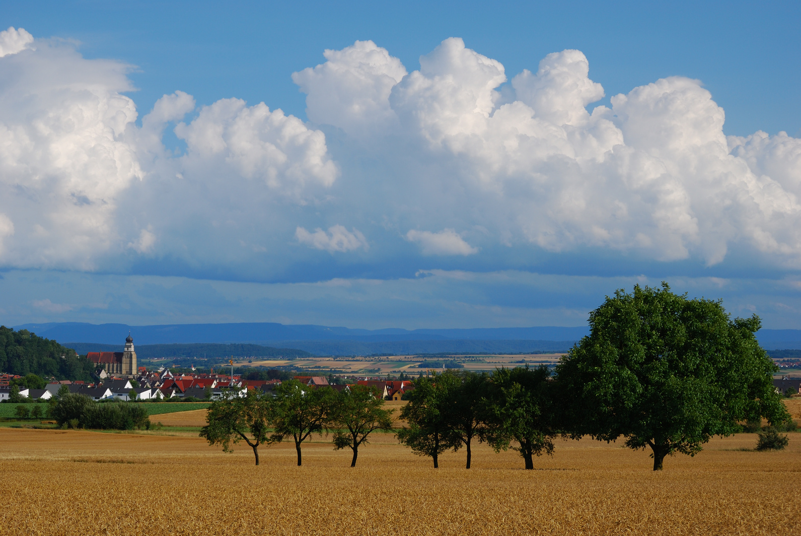 Wolken über Herrenberg