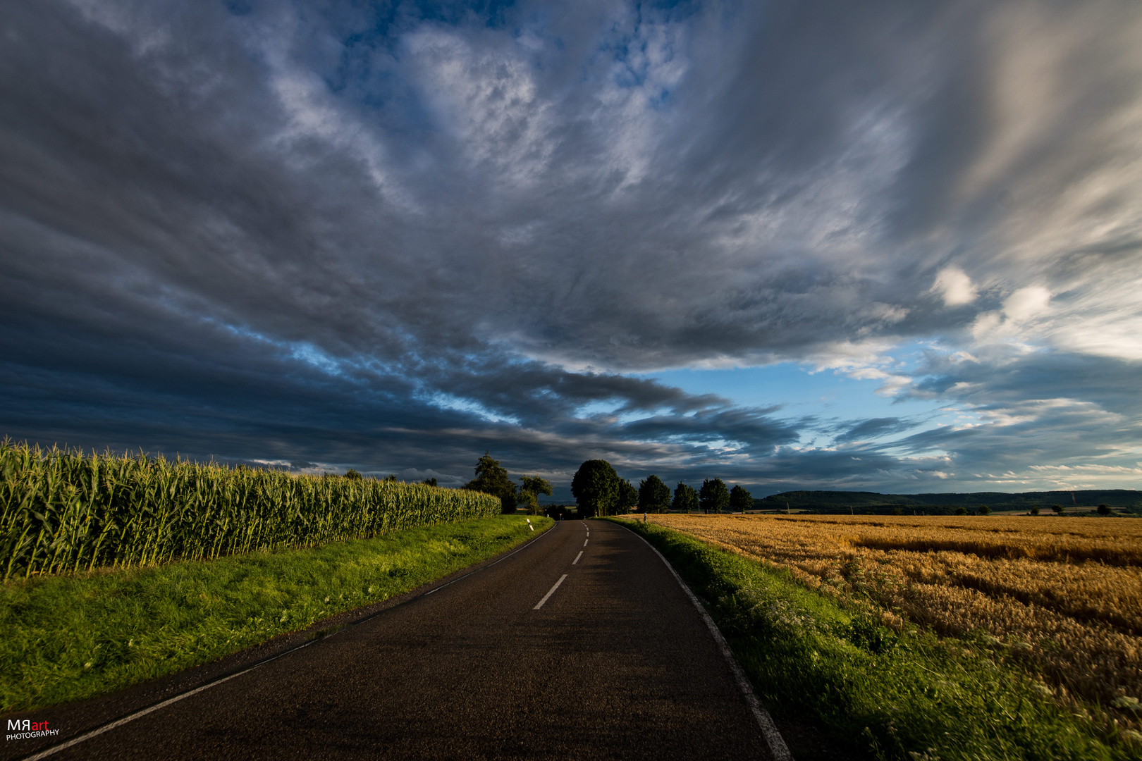 Wolken über Hohenlohe