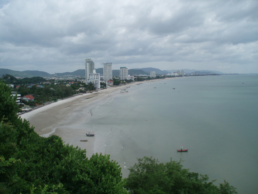 Wolken über Hua Hin Bay