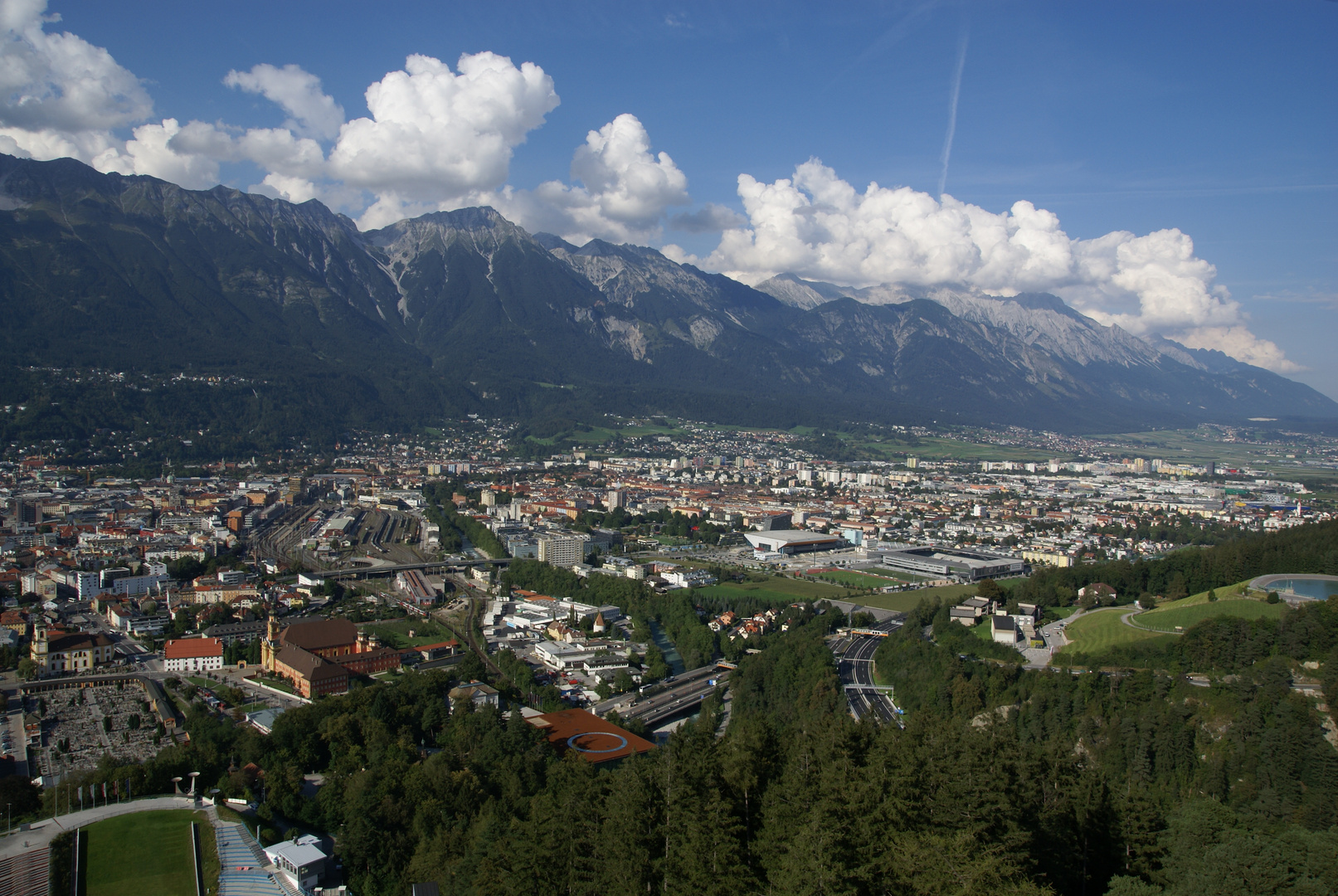 Wolken über Innsbruck