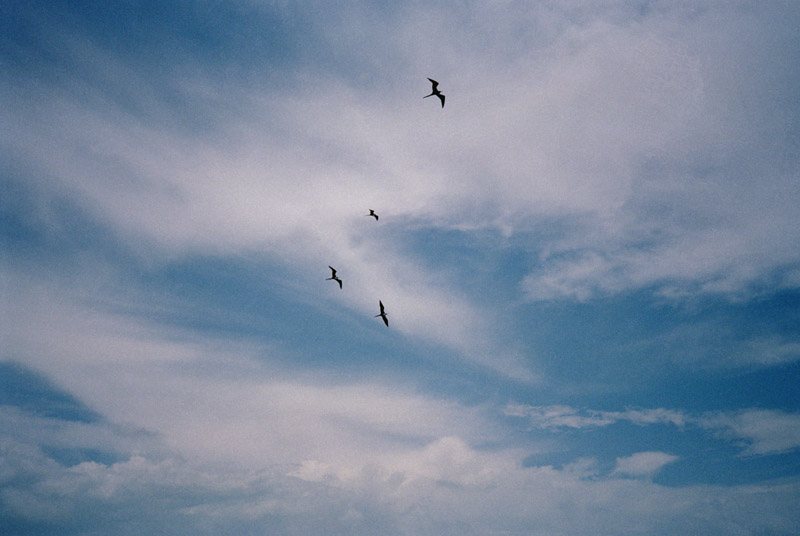 wolken über isla contoy