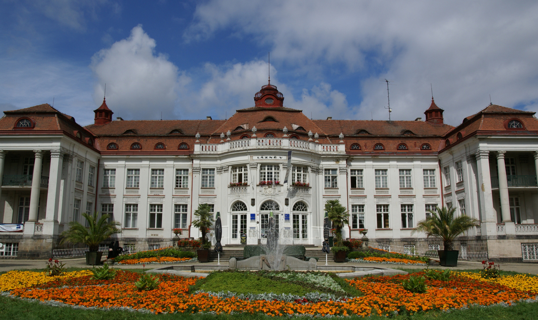 Wolken über Karlovy Vary