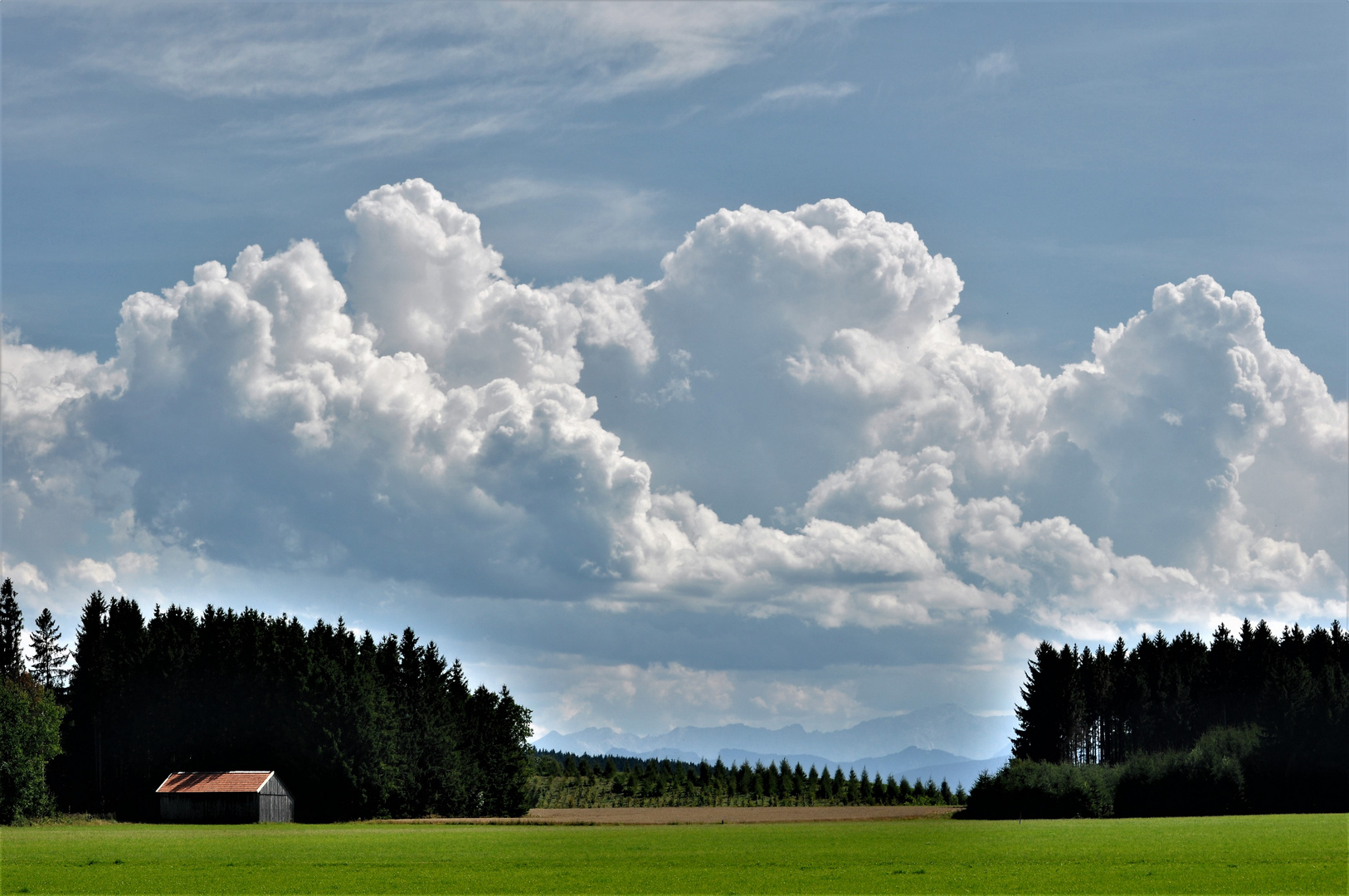 Wolken über Kinsau