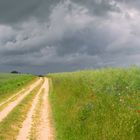 Wolken über Landschaft