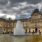 Wolken über Louvre