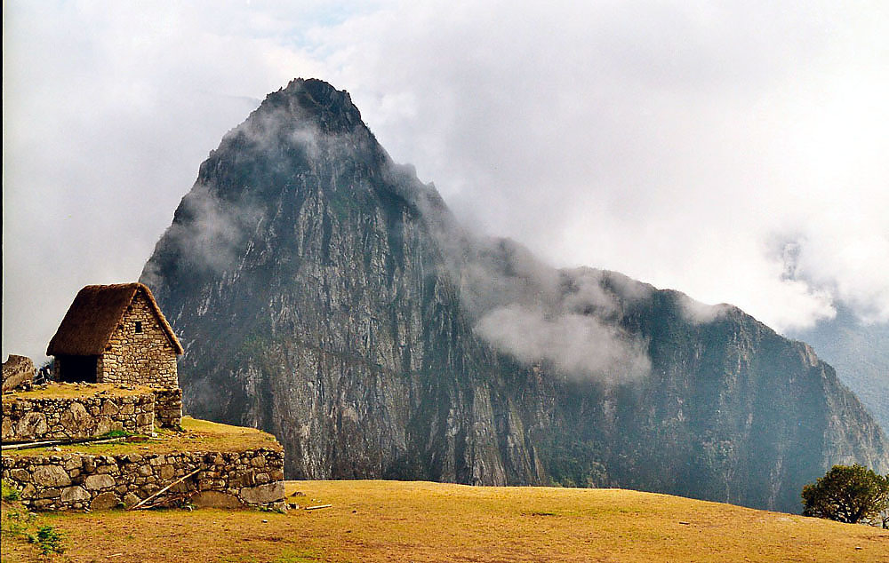 Wolken über Machu Picchu