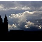 Wolken über  Magdeburg