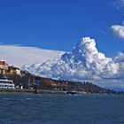 Wolken über Meersburg Bodensee