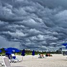 Wolken über Miami Beach