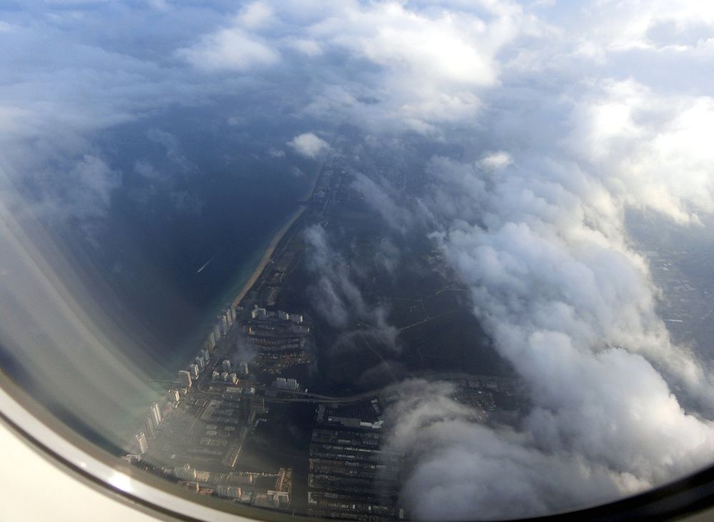 Wolken über Miami