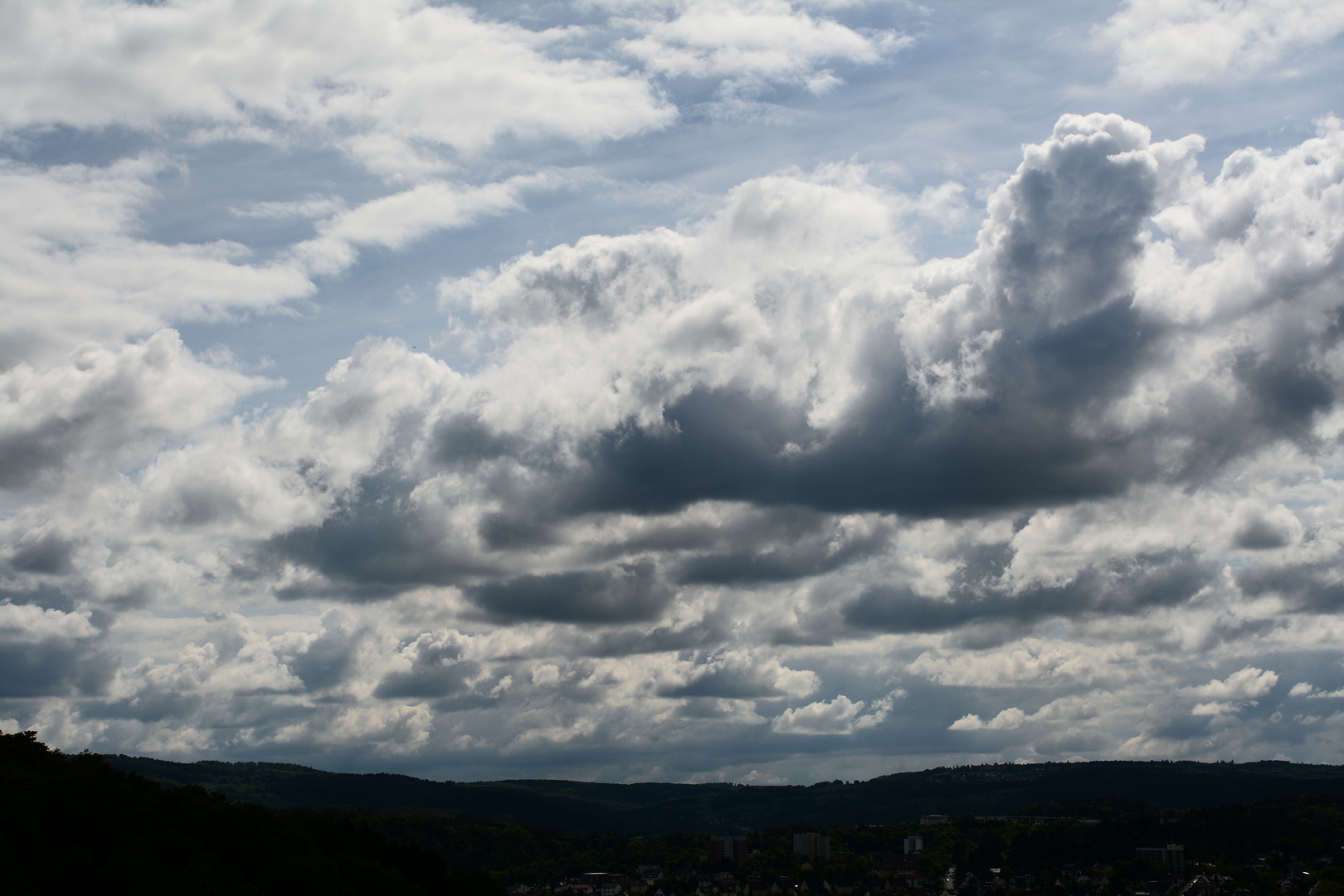 Wolken über Mittelhessen